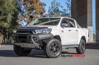 TOYOTA HILUX N80 4WD SPY XD 2 SATIN BLACK DARK TINT 